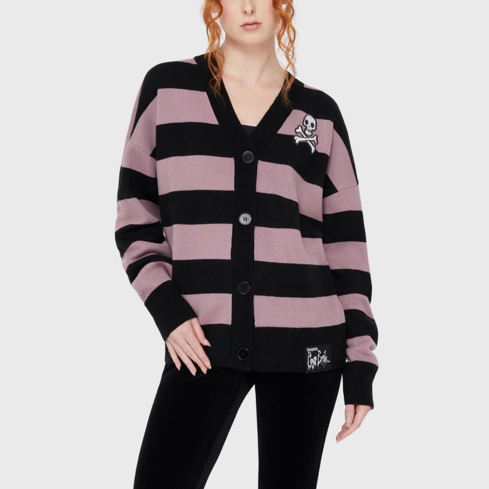 CROSSBONES KNIT CARDIGAN